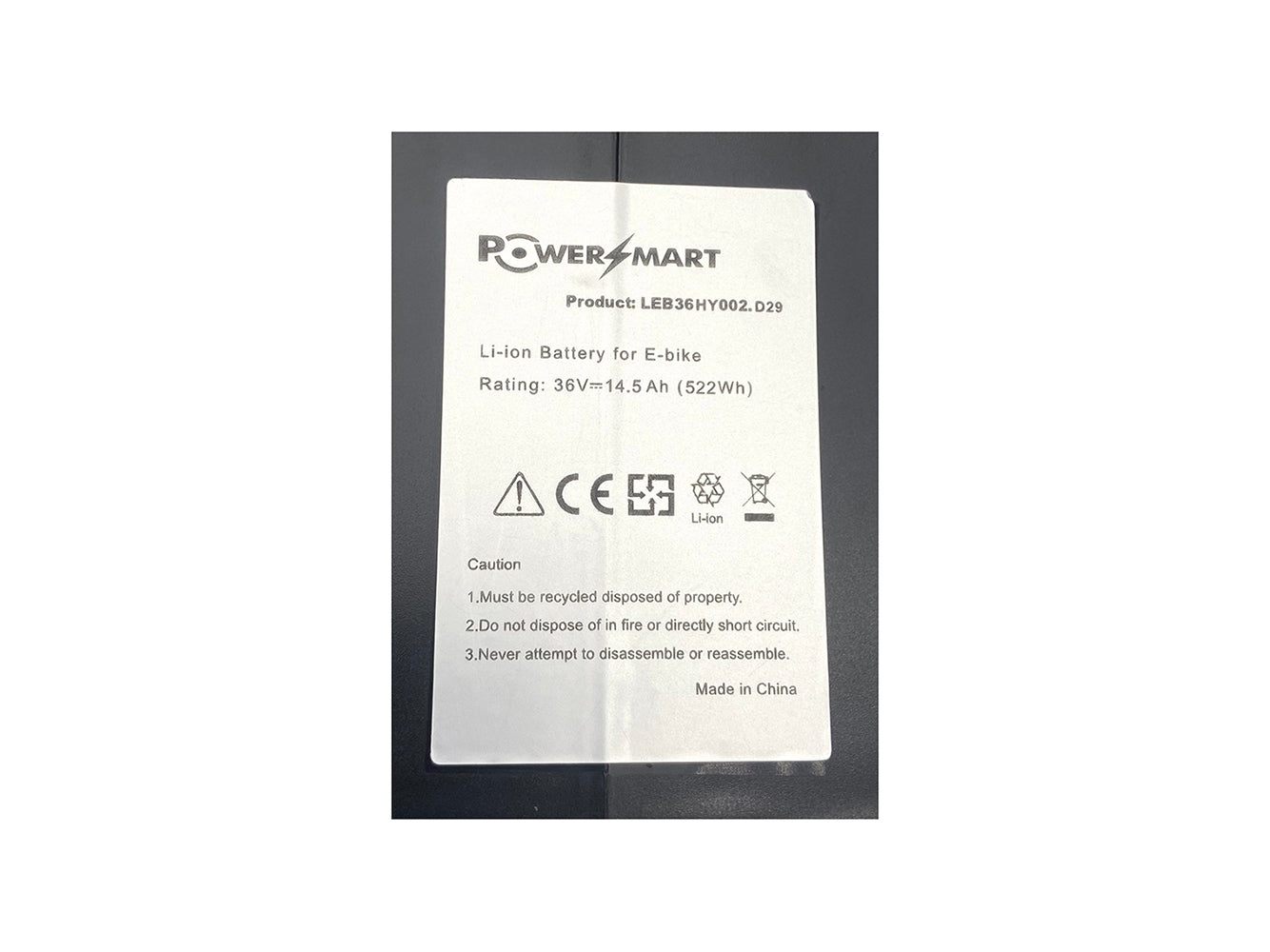 36V 14.5Ah Li-ion Battery for E-Bike with 4 pin XLR charging port, Replacement for Kalkhoff Premium Impulse 11, Impulse i8R 8-G Nexus