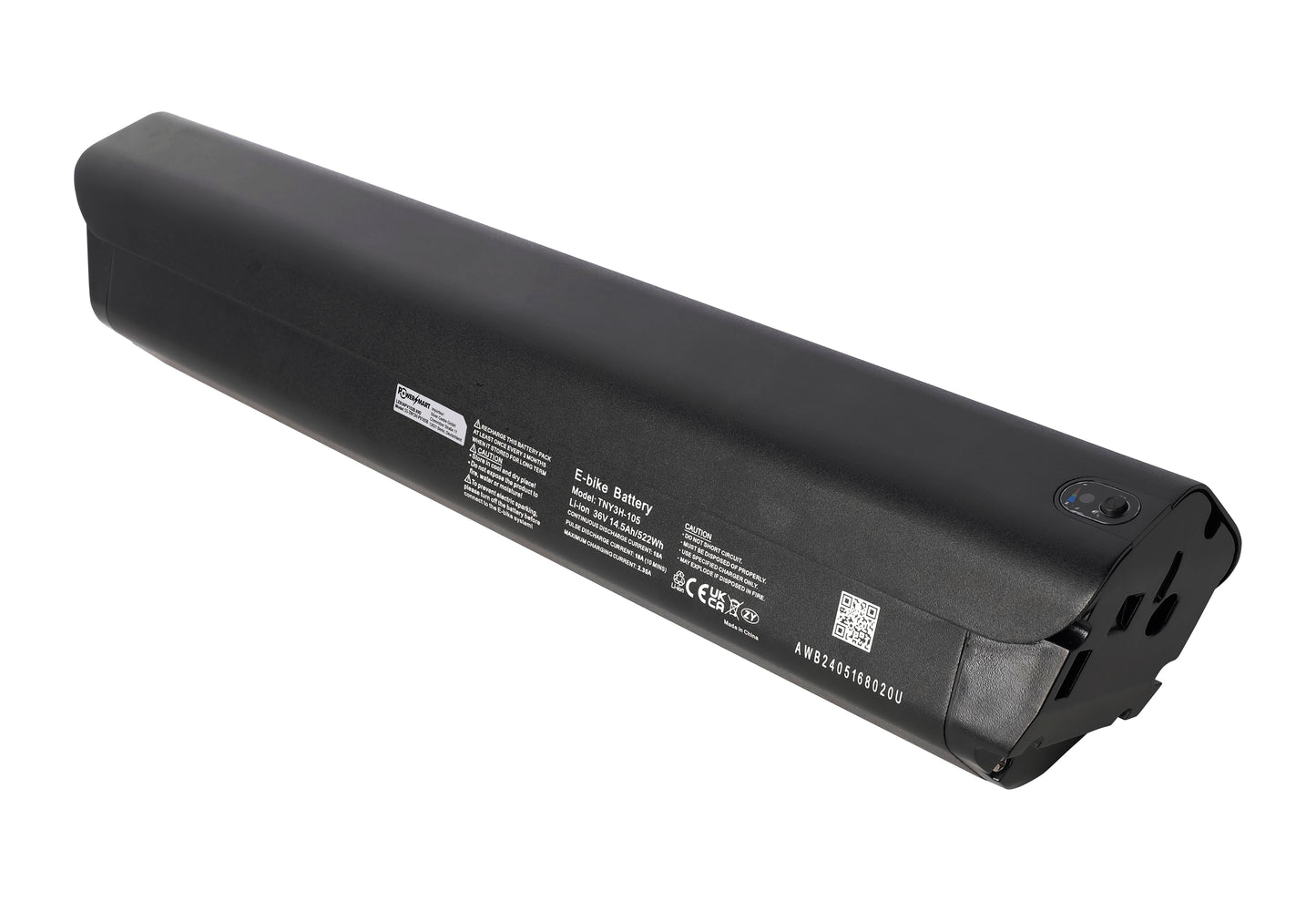 36V 14.5Ah 522Wh E-Bike Battery Replacement for Lectron