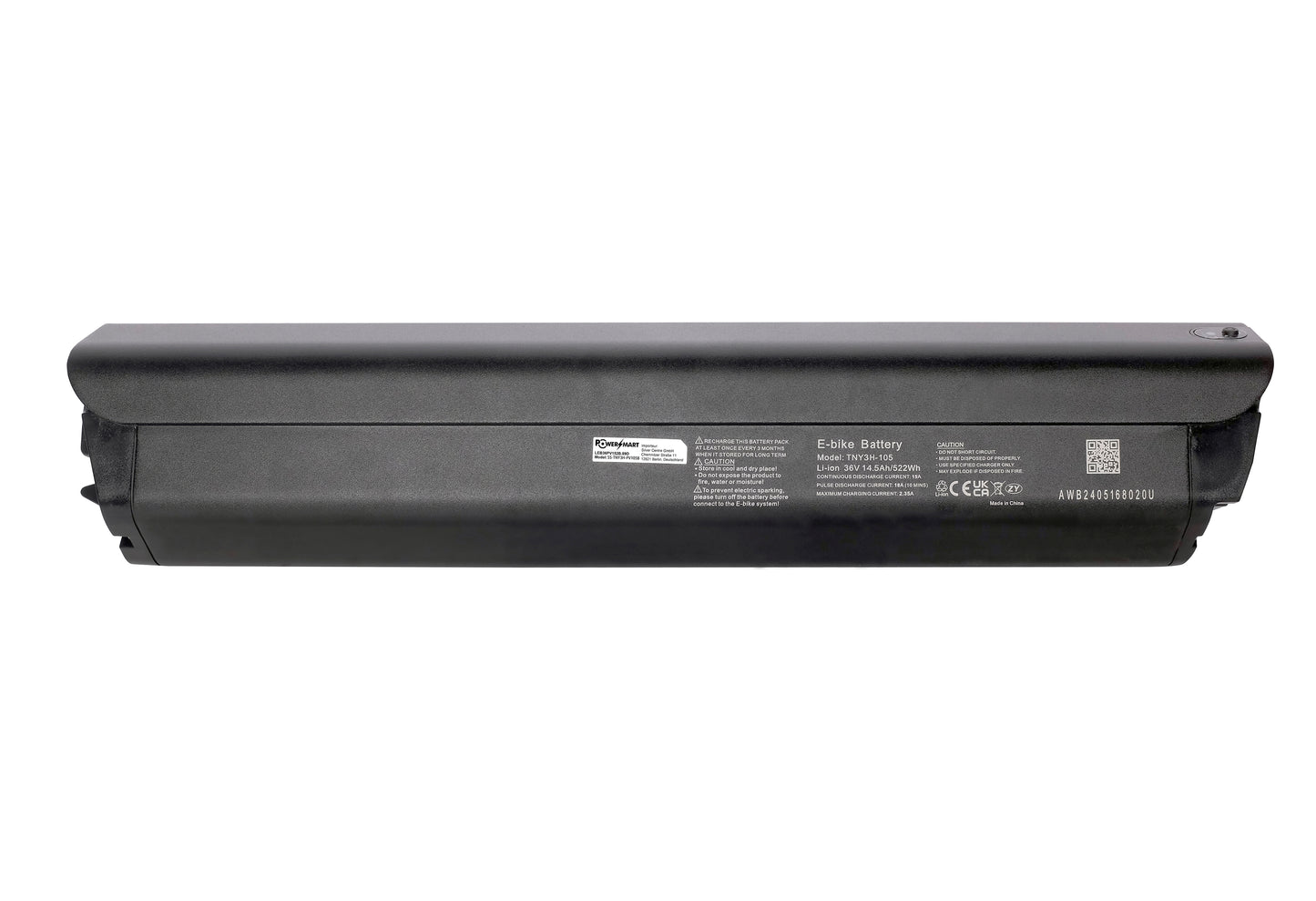 36V 14.5Ah 522Wh E-Bike Battery Replacement for Lectron