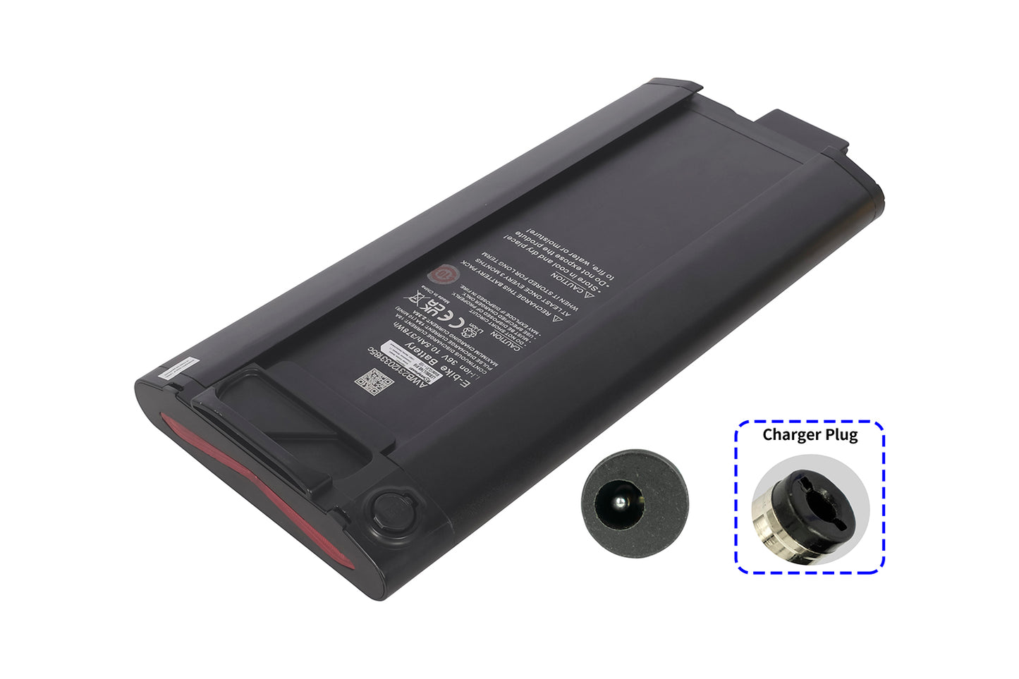 36V 10.5Ah Rear Rack E-Bike Battery - Replacement for Helkama jopo e-jacket 3v 24" front engine