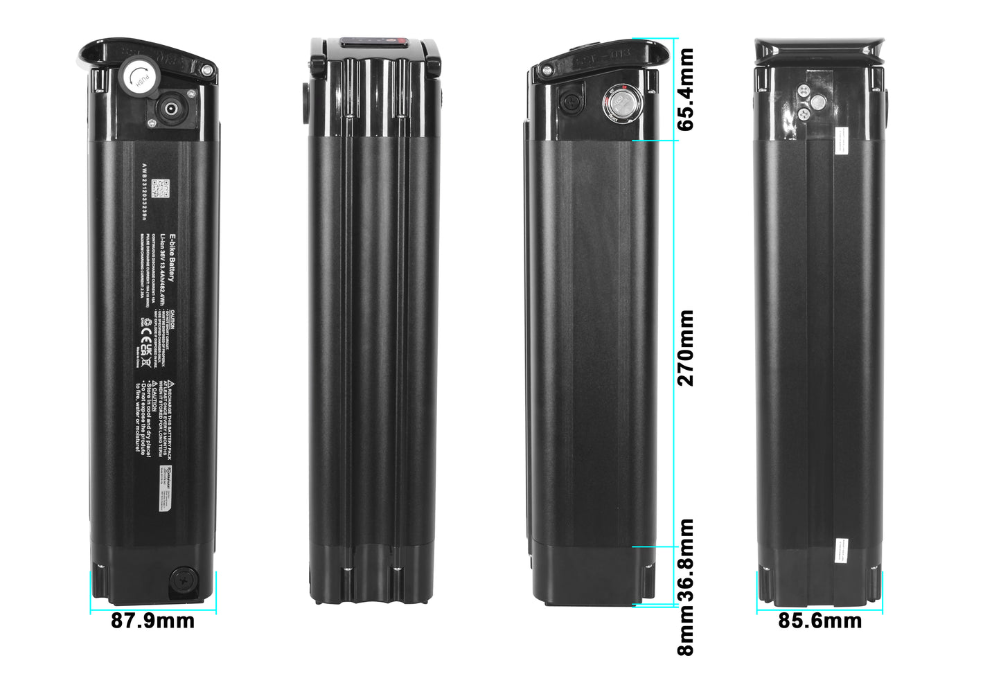 Bateria Powersmart 36V 13.4Ah/482Wh para Telefunken Multitalent RC820, RC822, RC830, RC840, RC860, RC865, RC870
