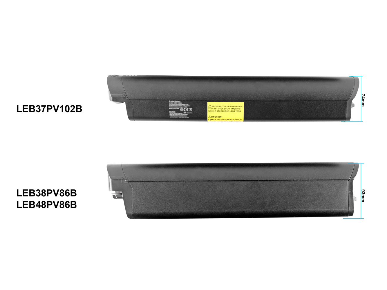 36V 14,5Ah / 522Wh Akku für Lovelec/CRUSSIS/EMU Fahrräder und viele andere