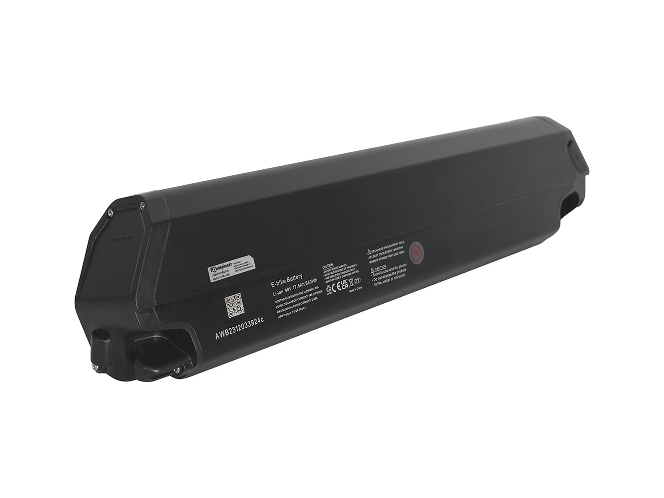 Elektrofahrradakku Li-Ion 48V - 17,5Ah/840Wh, Ersatz für Proxy Cycle Boomer, Hydro