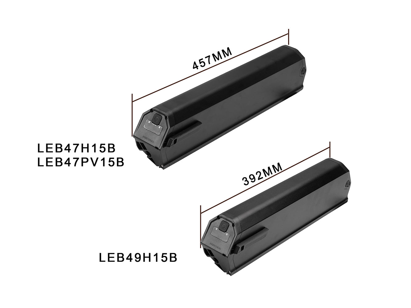 Elektrofahrradakku Li-Ion 48V - 17,5Ah/840Wh, Ersatz für Proxy Cycle Boomer, Hydro