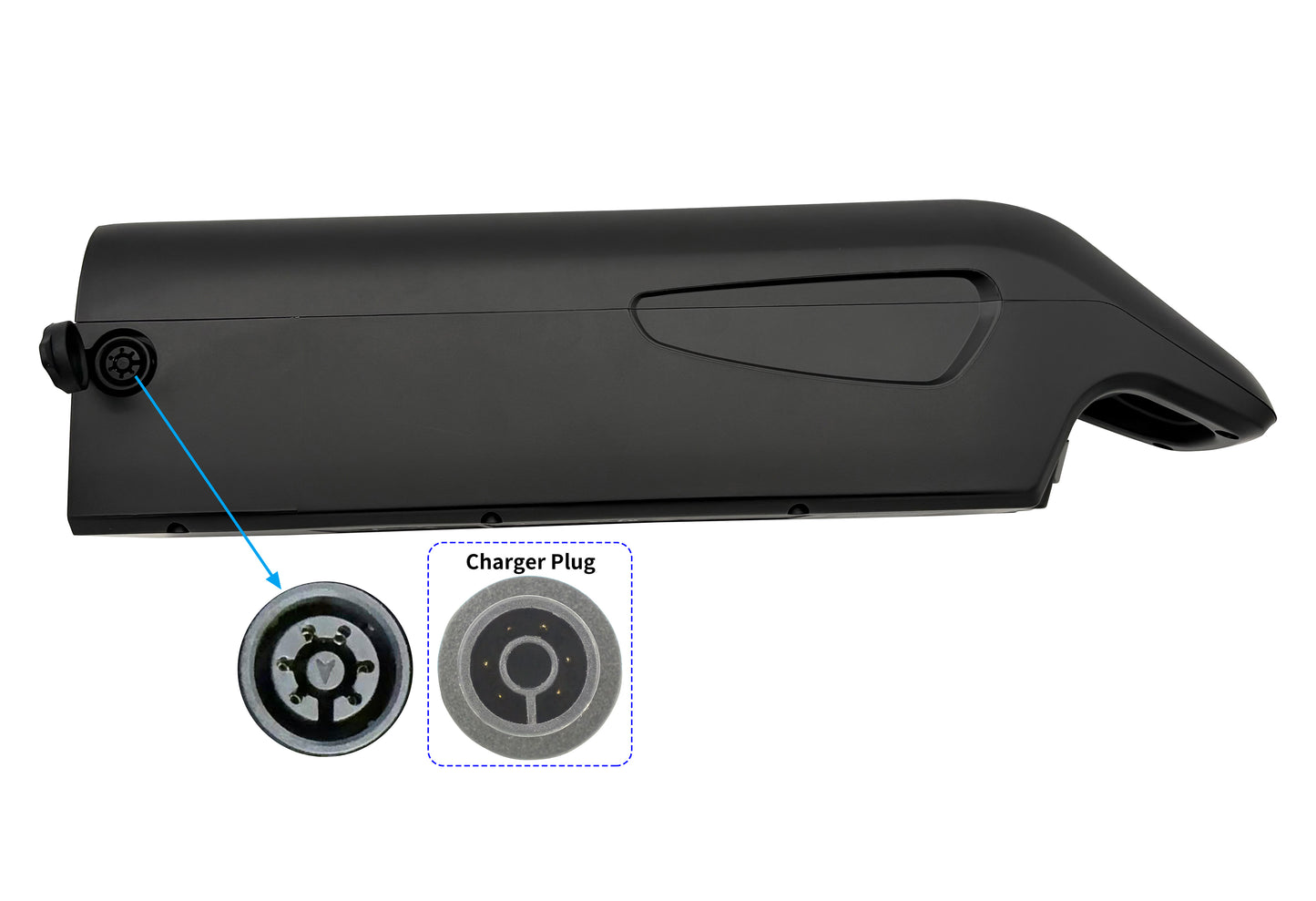 AEG Downtube Ersatzakku 48V 12,8Ah CAN-BUS für Prophete (ZZ131304), Rex und andere E-Bikes