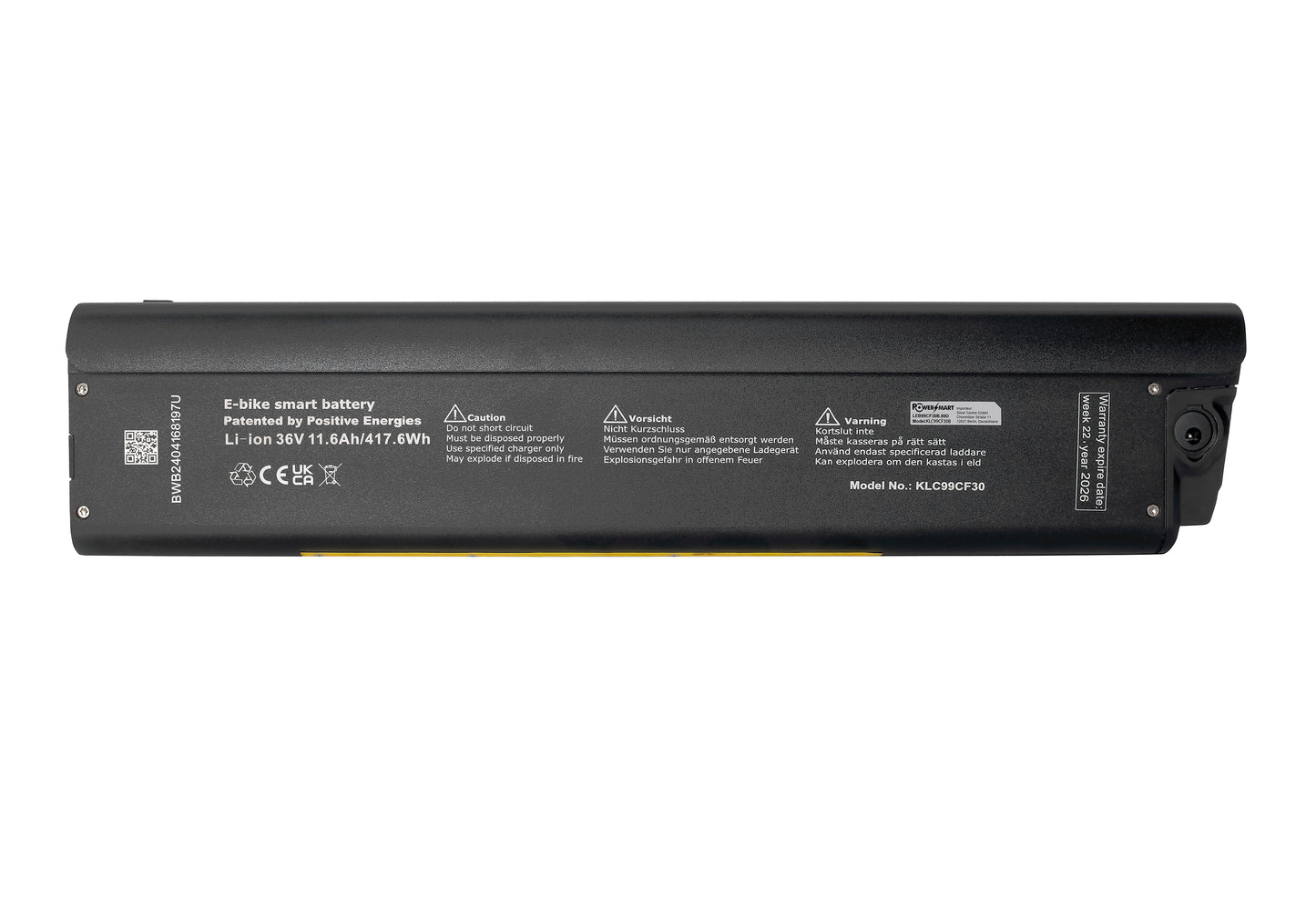 36V 11,6Ah / 418 Wh Akku für Qwic Premium I MN7, Premium I MD9