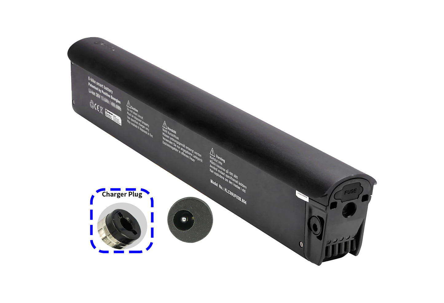 Elektrofahrradakku Li-Ion 36V - 14Ah/504Wh, Ersatz für Devron 28426 Elektrofahrrad mit Bafang Frontmotor