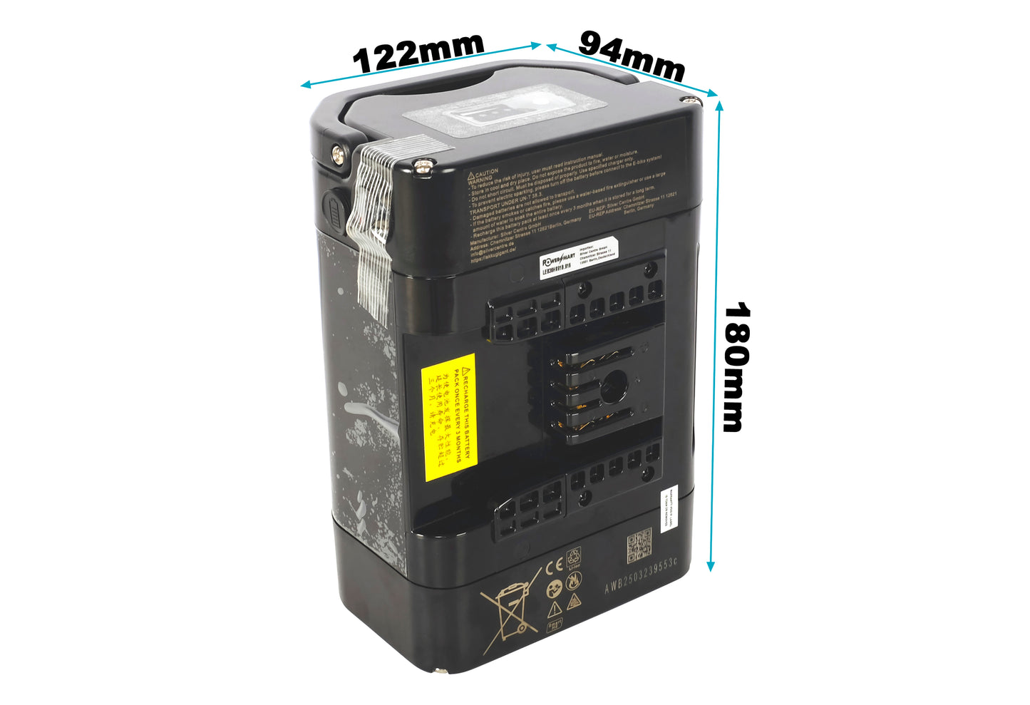 36V 14Ah/504Wh Akku für Stricker Lipo Lomo Pico, SFM Bikes Umbausatz