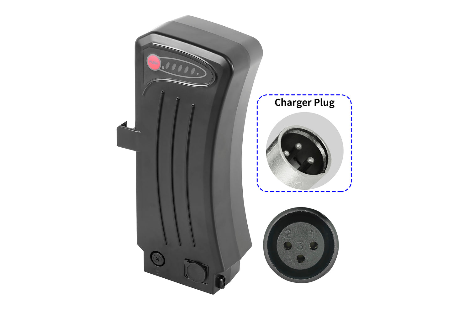36V 13.6Ah Li-ion Battery for E-Bike, Replacement for ALDI HANSA E-Bike - 2016