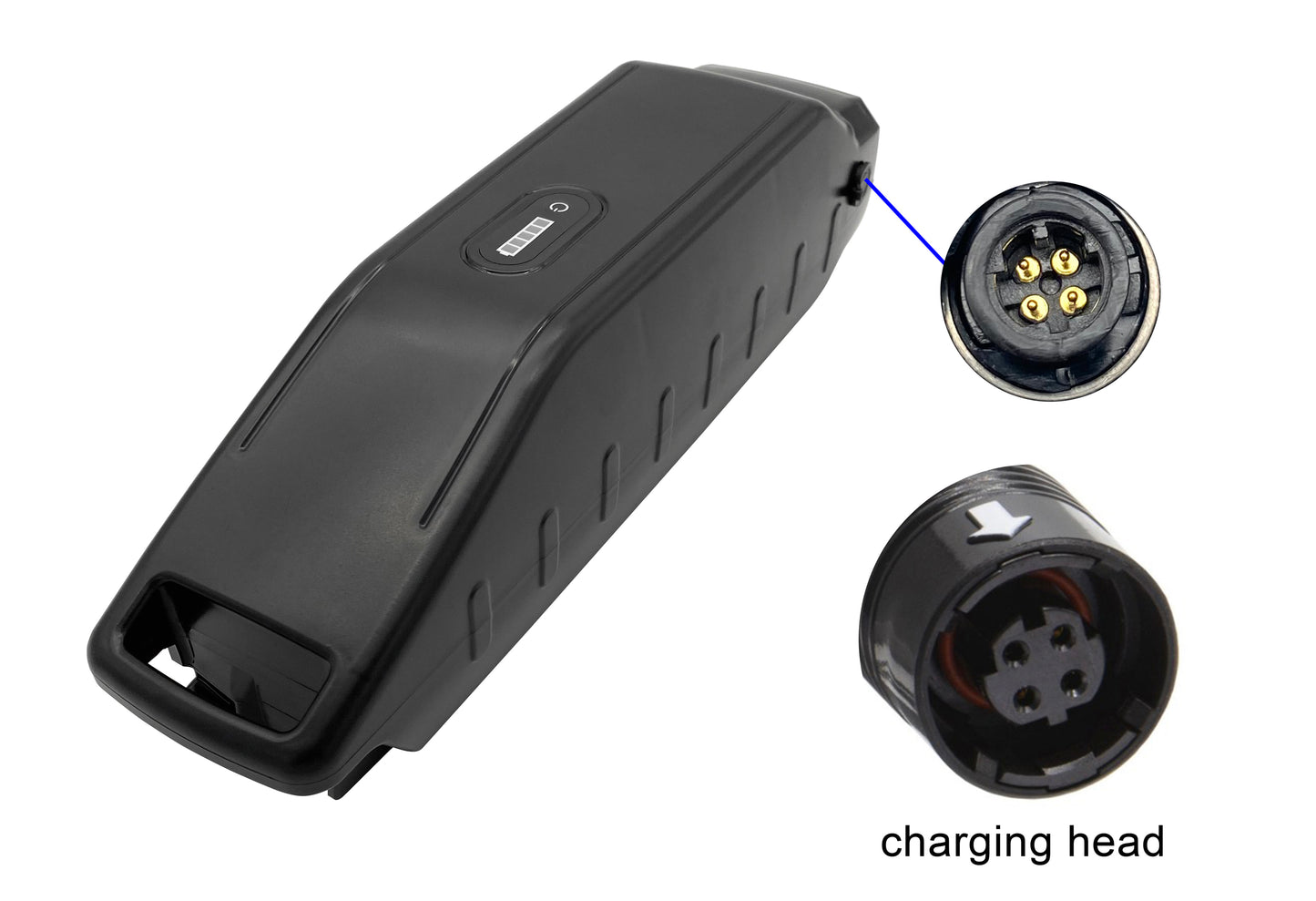 36V 17Ah Li-Ionen-Akku für E-Bike, Ersatz für Haibike Sduro Cross 4.0, Sduro Cross 6.0, Sduro HardFour 2.0, Xduro FatSix 8.0