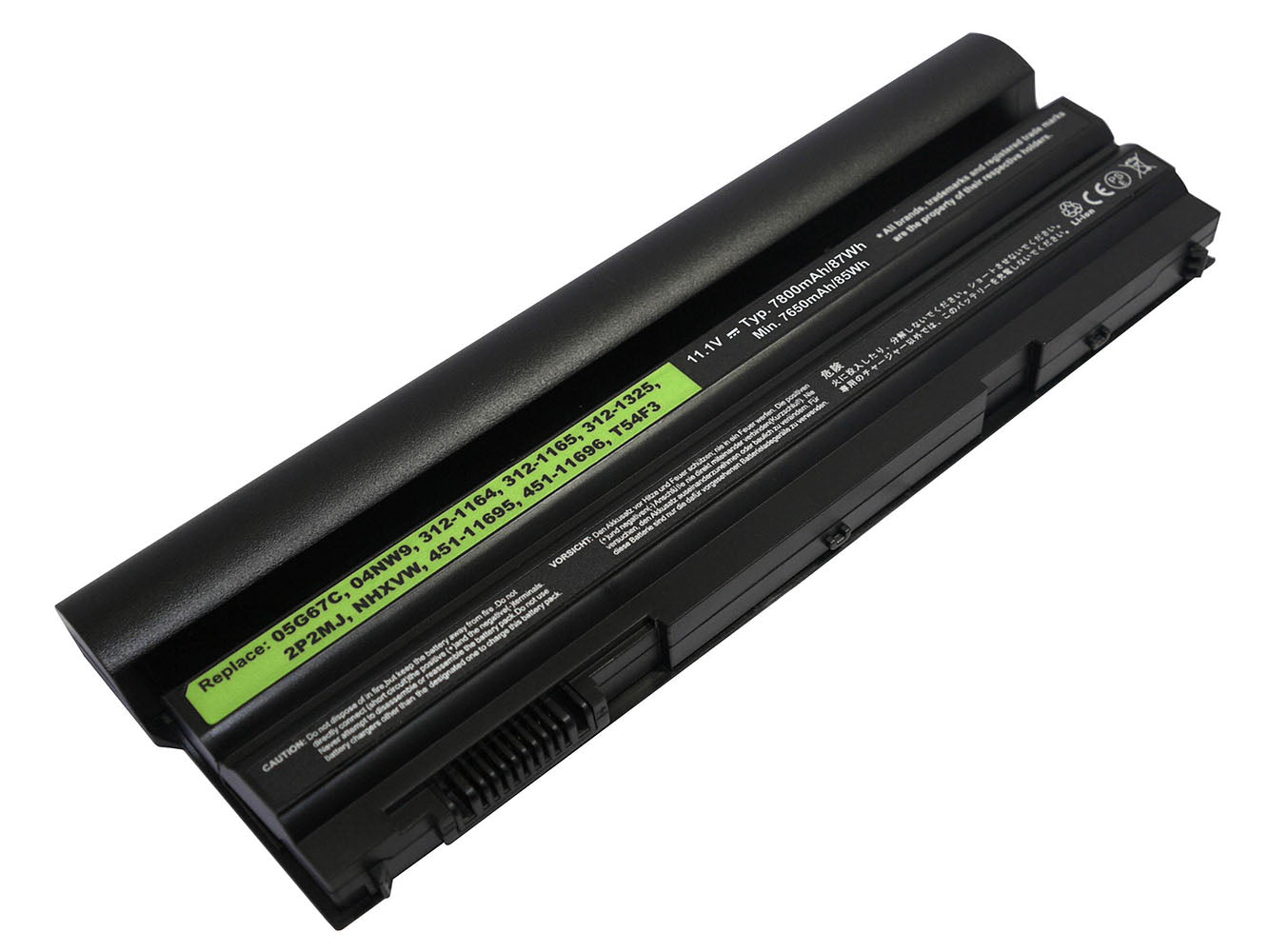 Ersatz für Dell Latitude E5420, Latitude E5420 ATG, Latitude E5420m, Latitude E5430, Latitude E5520, Latitude E5520m, Latitude E5530 Laptop-Akku