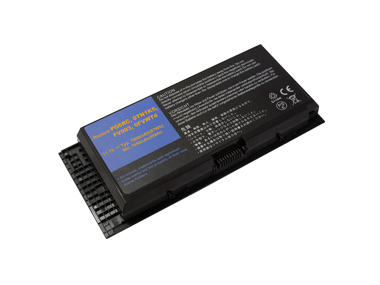 Ersatz für Dell Precision M4600, Precision M4700, Precision M6600, Precision M6700 Laptop-Akku