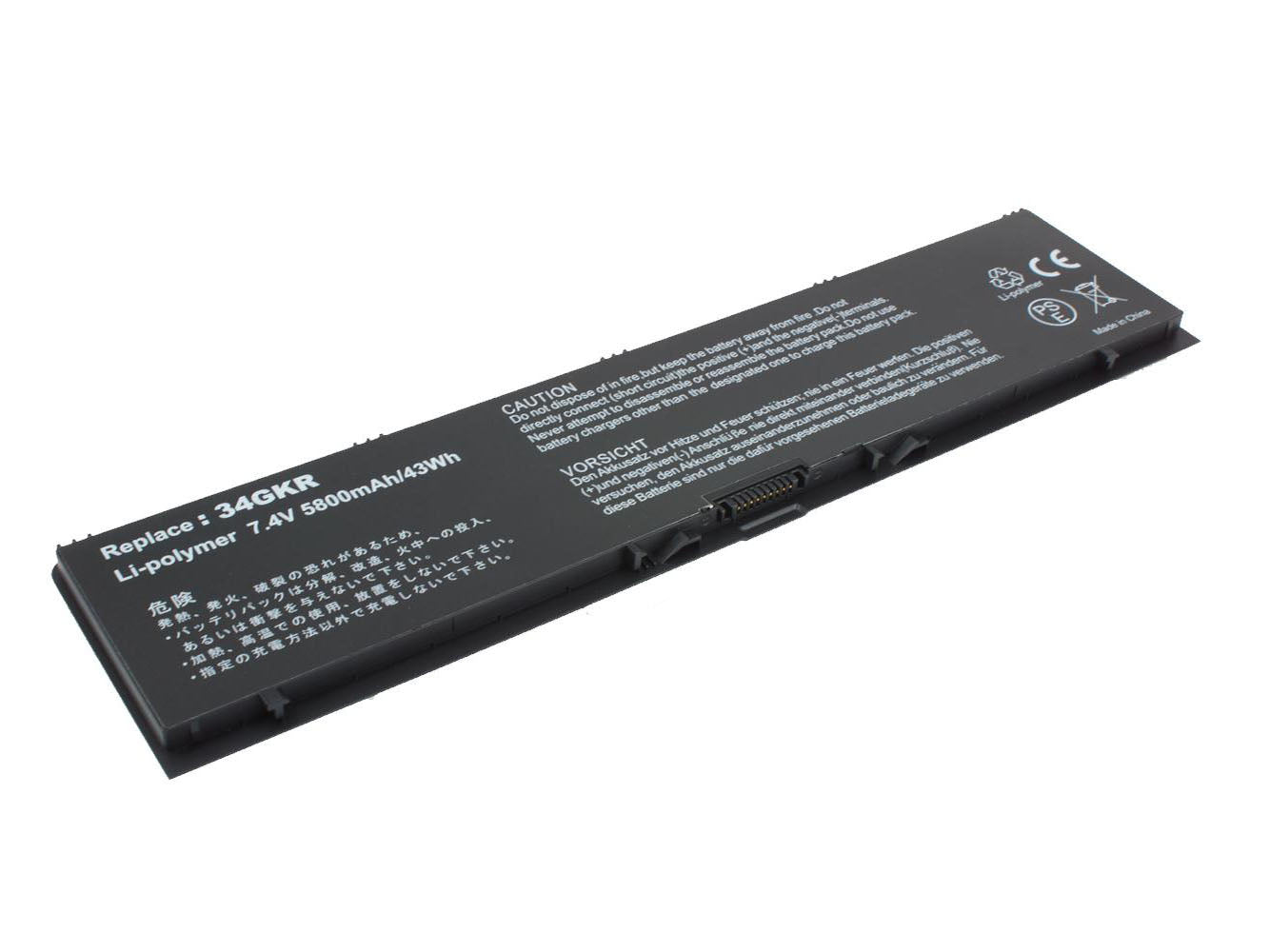 Vervanging voor Dell Latitude 14 7000, Latitude E7440, Latitude E7440 Touch Laptop-batterij