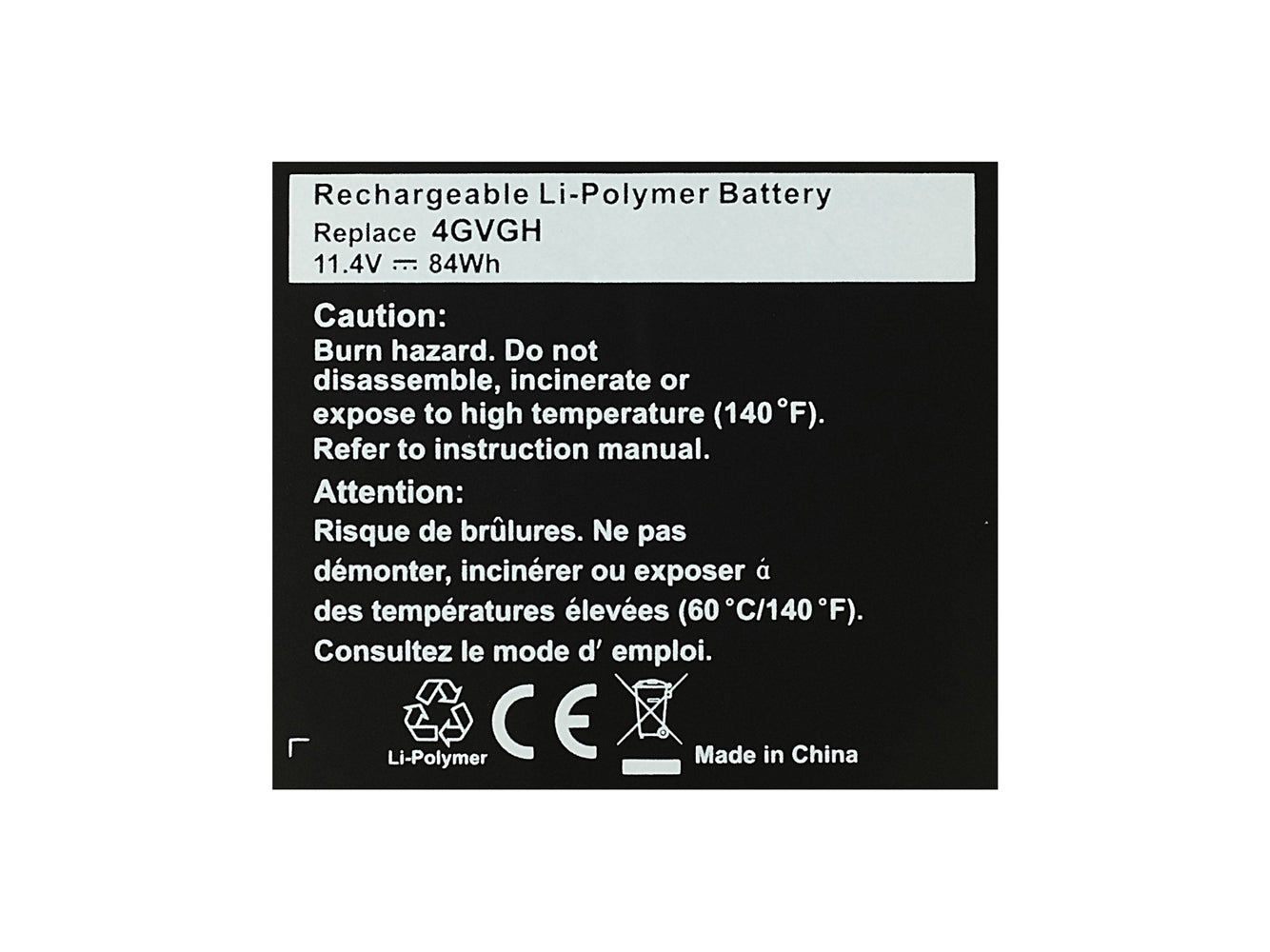 Ersatz für Dell Precision 5510, XPS 15 9550 D1828T, Precision M5510, XPS 15 9550 Laptop-Akku
