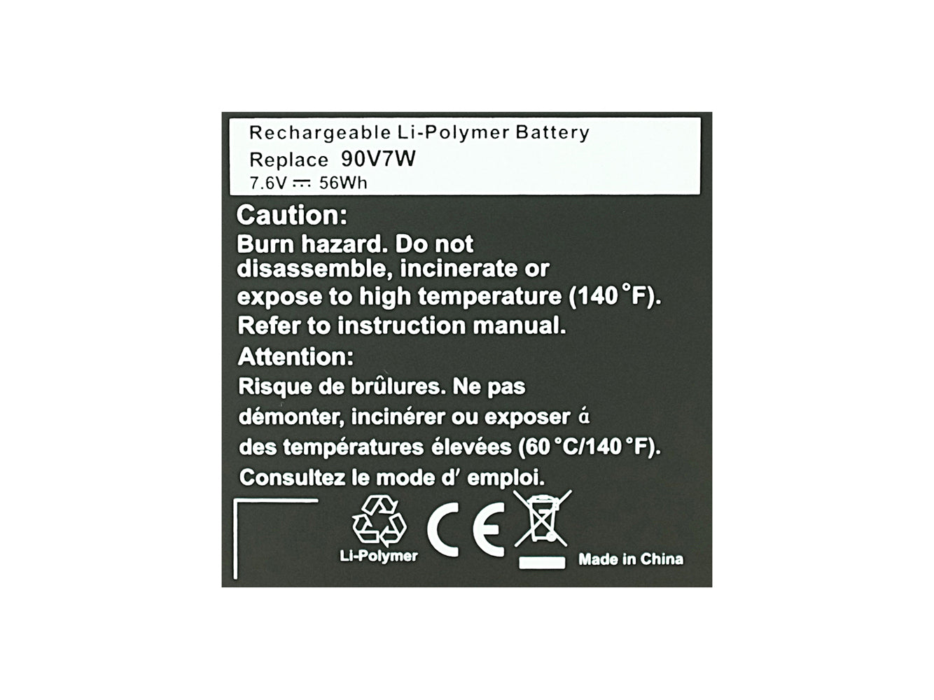 Ersatz für Dell XPS 13 2015 9343, XPS 13 9343, XPS 13 9350, XPS 13-9343, XPS 9343-1818SLV Laptop-Akku