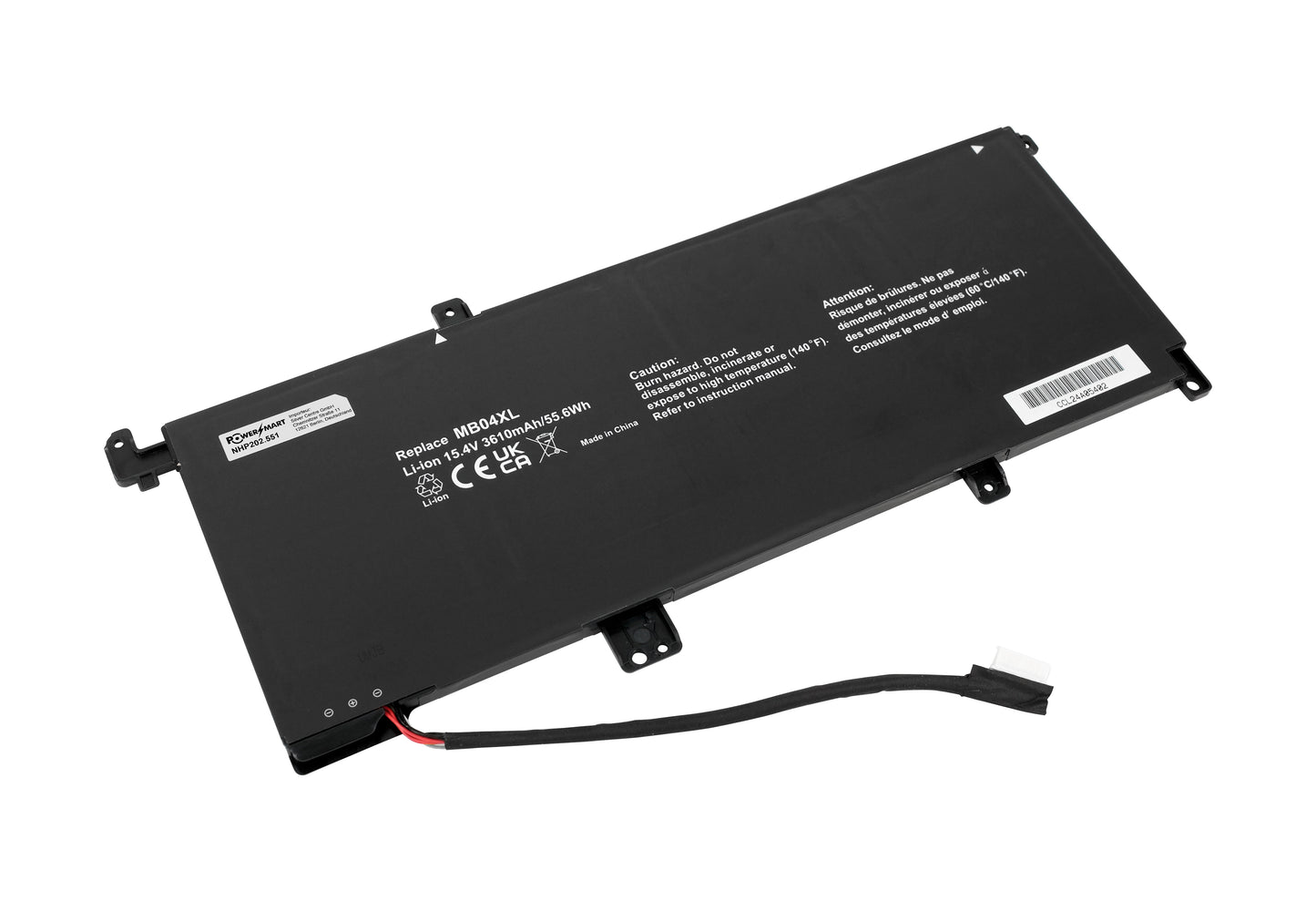 15.4V 3610mAh MB04XL 55.6Wh Laptop Battery for HP Envy x360 15-aq 15-ar M6-aq Series