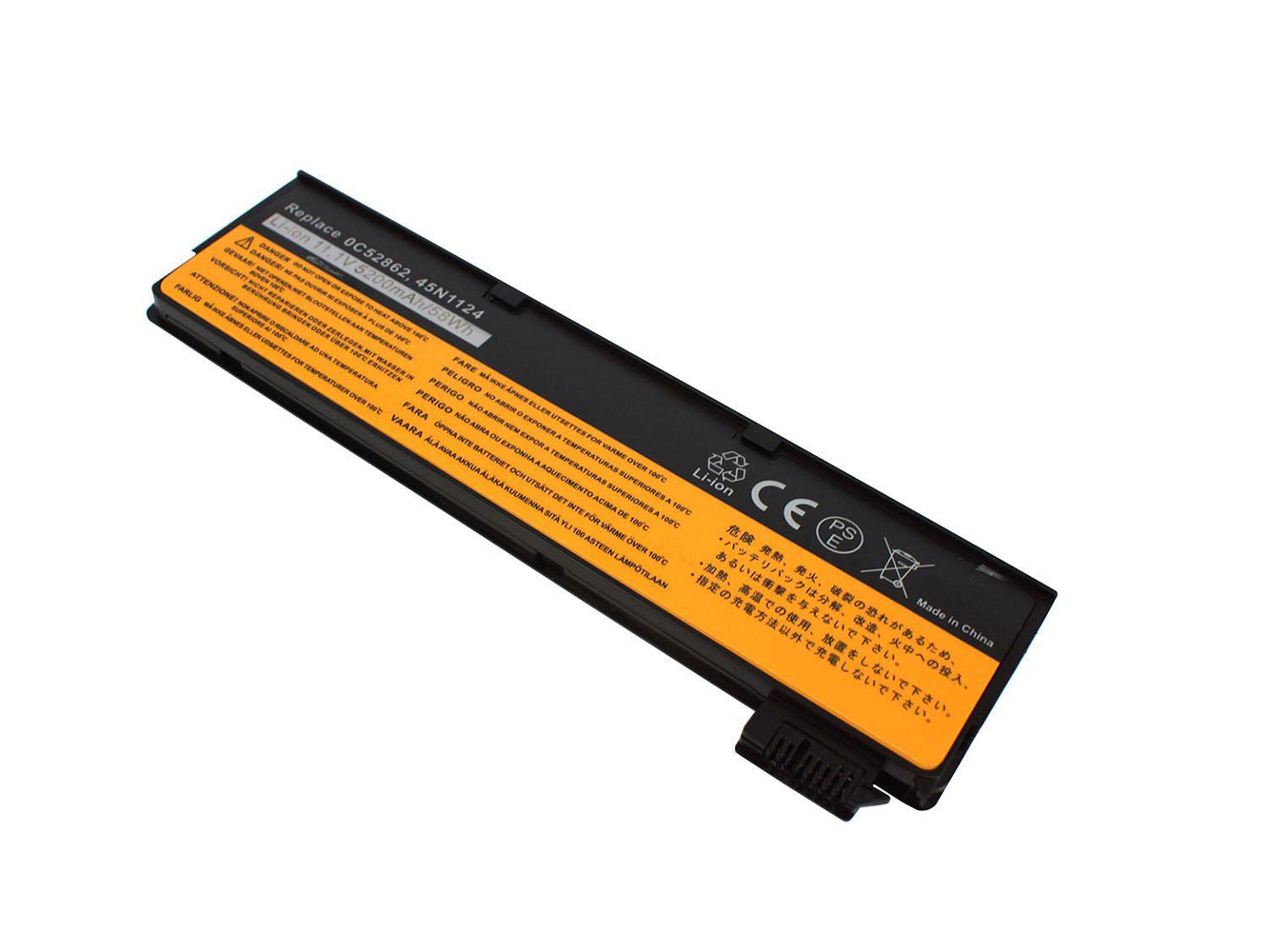 Ersatz für LENOVO L450, L460, L470, P50s, T440, T440s, T450, T450s, T460, T460p, T470p, T550, T560, ThinkPad X240-Serie, ThinkPad X240S-Serie, ThinkPad X250-Serie, ThinkPad X260-Serie, W550, W550s, X270 Laptop-Akku