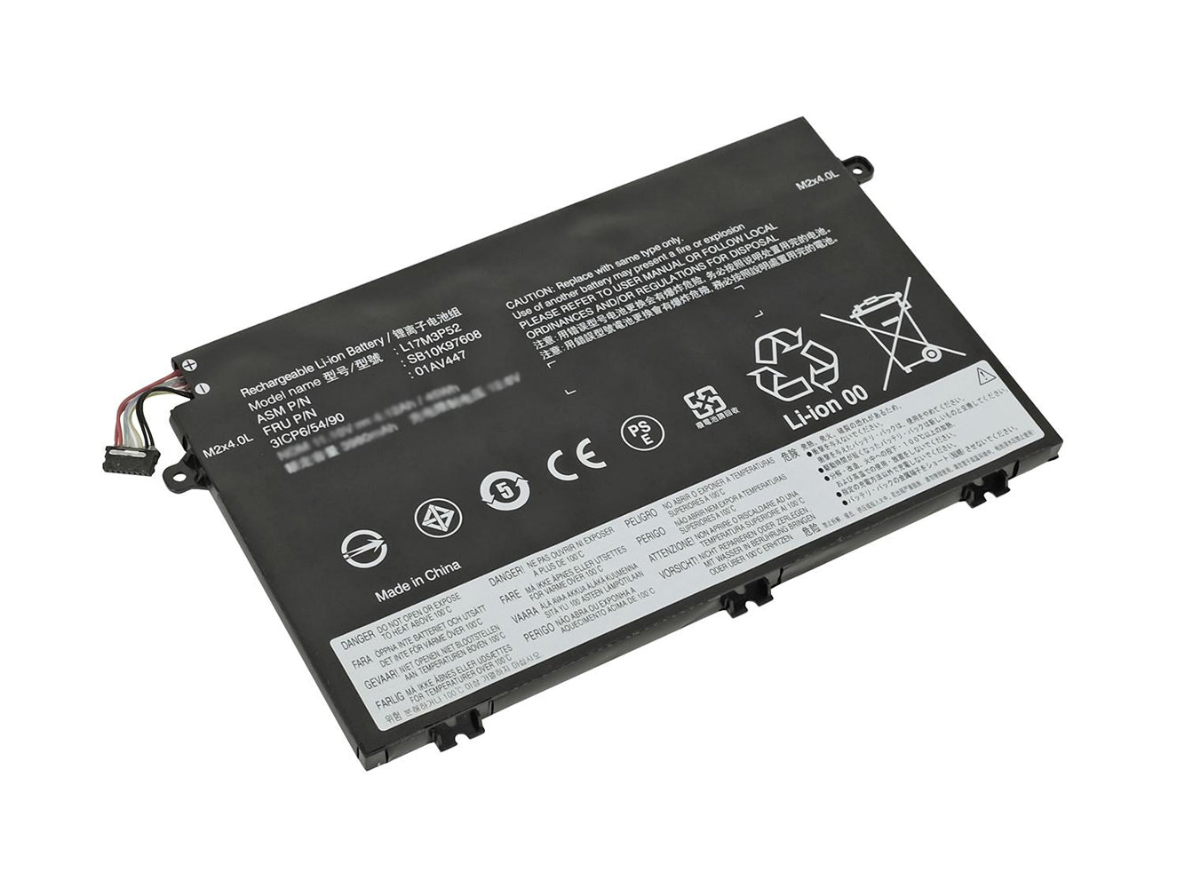 Ersatz für LENOVO ThinkPad E14-20RA, ThinkPad E14-20RA0016PB Laptop-Akku