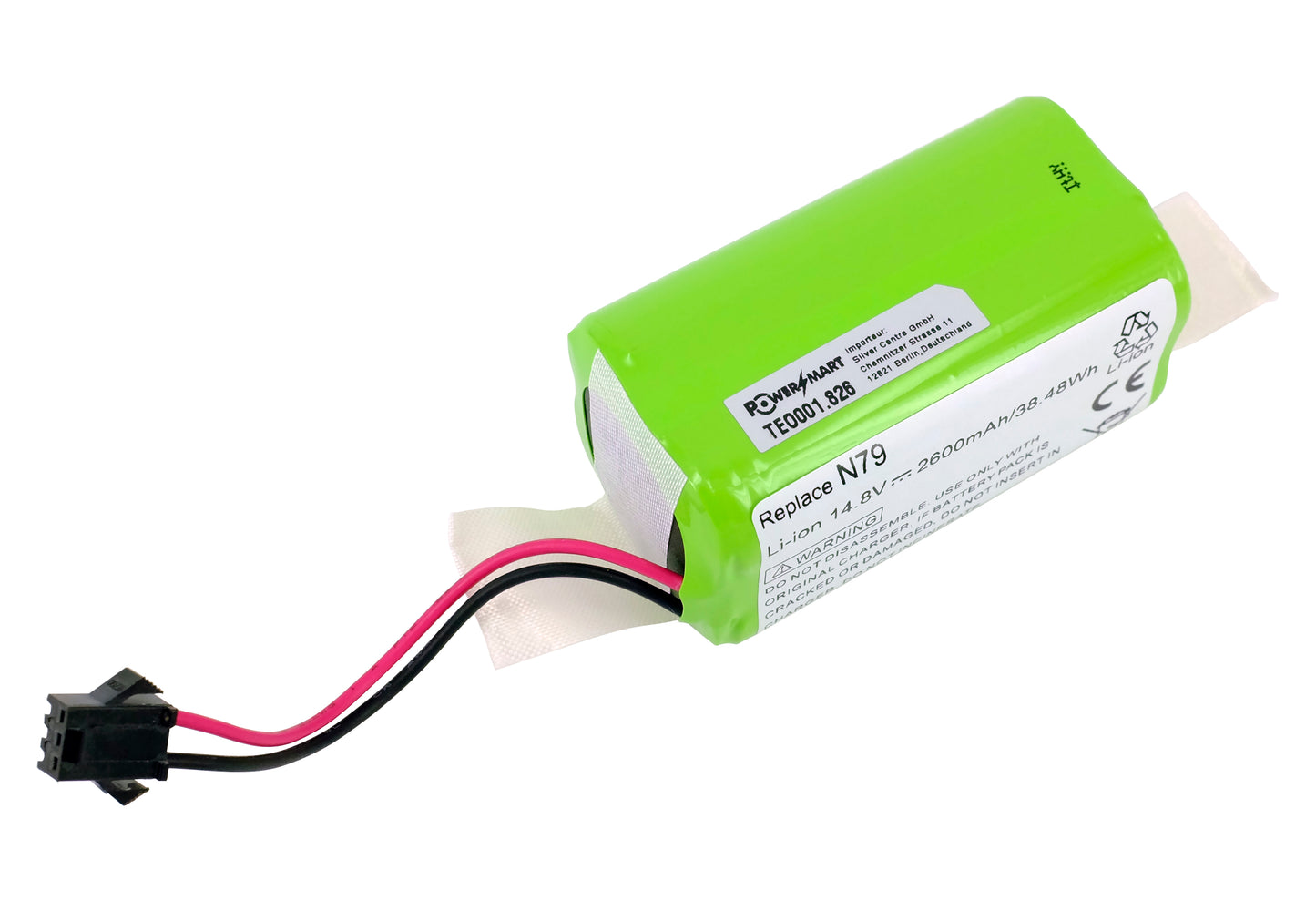14.8V 3400mAh 50.32Wh Li-ion Battery for Polaris PVCR Series